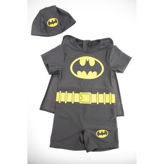 創意兒童泳衣 時尚披肩蝙蝠俠造型 溫泉裝 可愛兒童泳裝泳具
