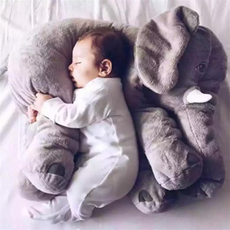 大象抱枕 IKEA 同款 彩色 安撫枕 靠枕 嬰兒 寵物 安撫 抱枕 絨毛娃娃