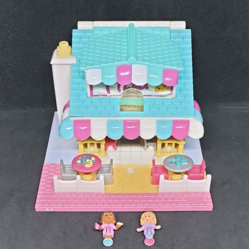 Polly Pocket 比薩店 芭莉口袋娃娃 口袋芭比