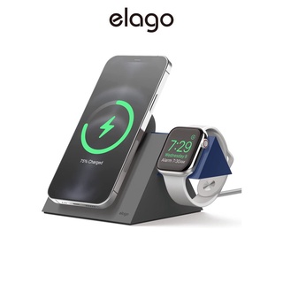 [elago] MagSafe MS5 Duo 2合1 充電座 (適用 iPhone 系列 / Watch 系列)