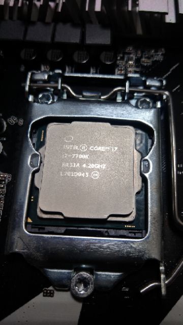 Intel i7 7700k Asrock z270 killer sli cpu跟主機板一起賣