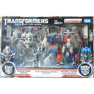 臺南七桃米玩具~電影版第1集 變形金剛~TAKARA 日版 限定 電影 DOTM L級 柯博文&密卡登組合包~實品照