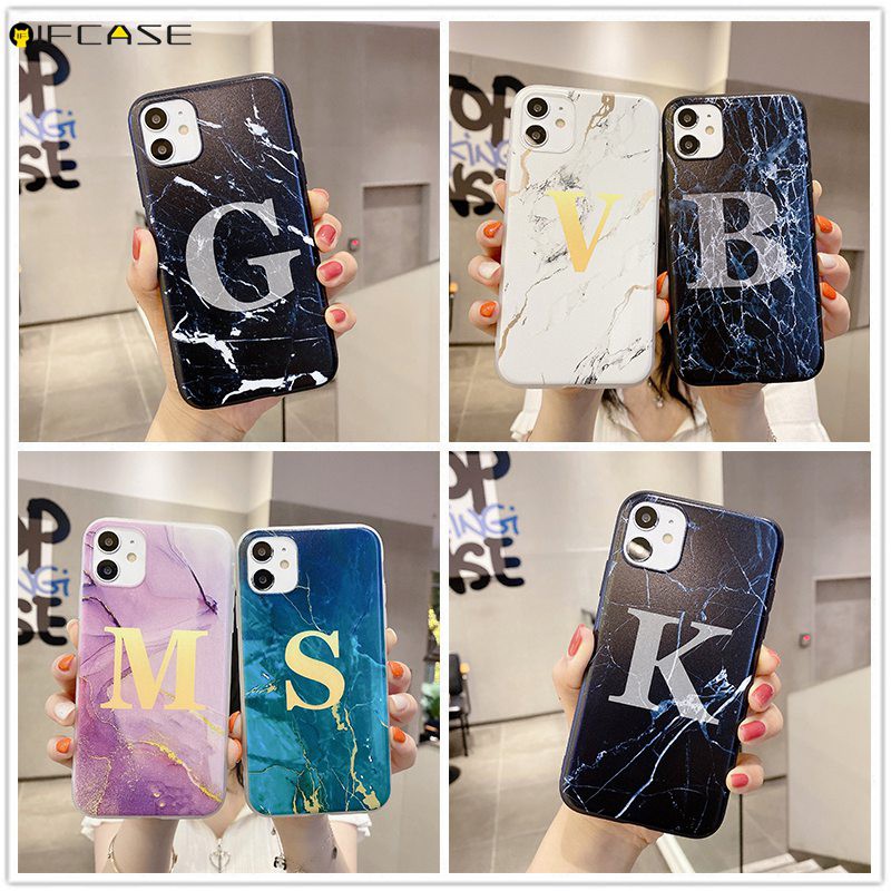 三星galaxy 1 A81 1 A51 1 A31 1s A11手機殼大理石花崗岩石紋紋理英語字母豪華 蝦皮購物