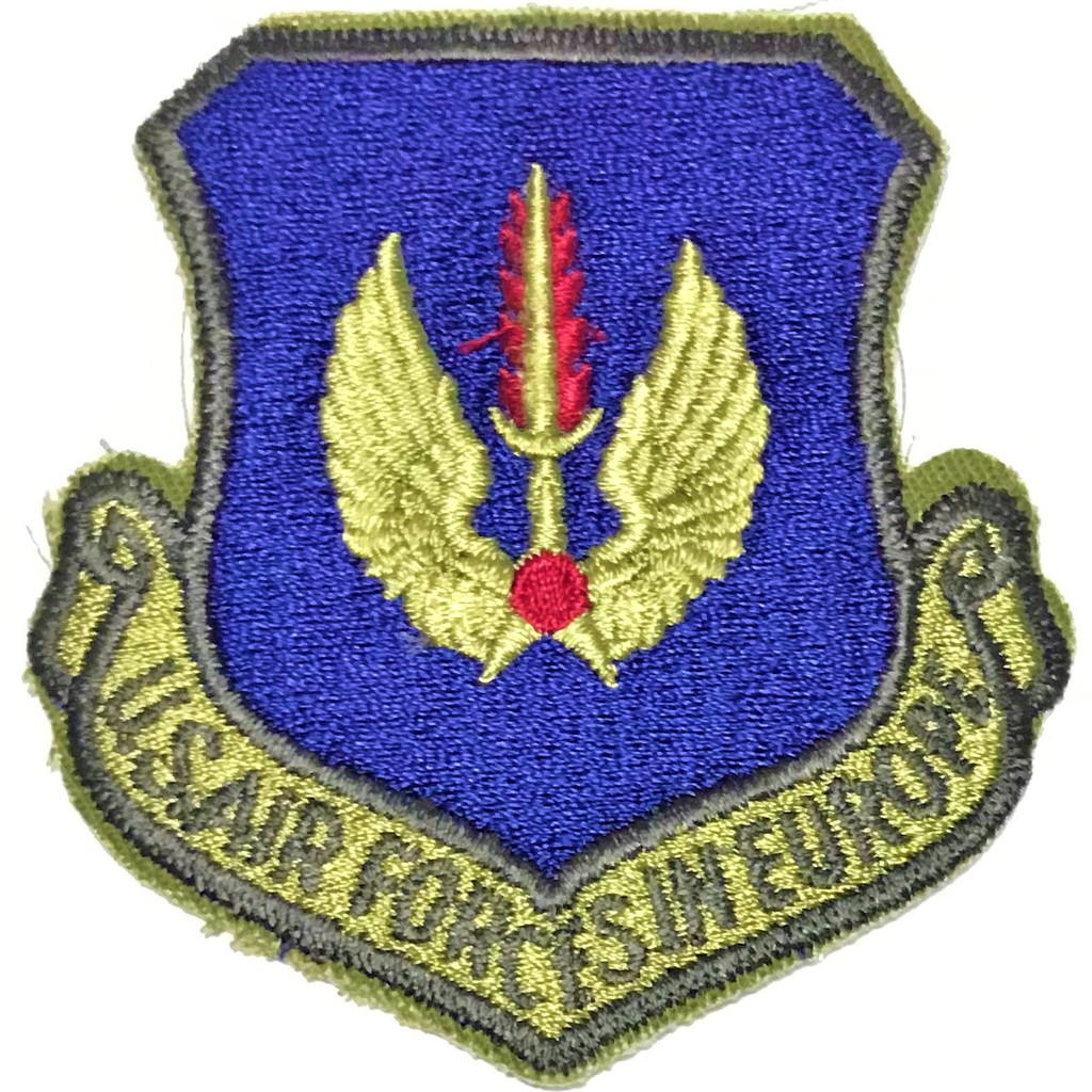美軍公發 USAF 空軍 U.S. Air Forces in Europe 駐歐空軍 臂章 綠色 全新