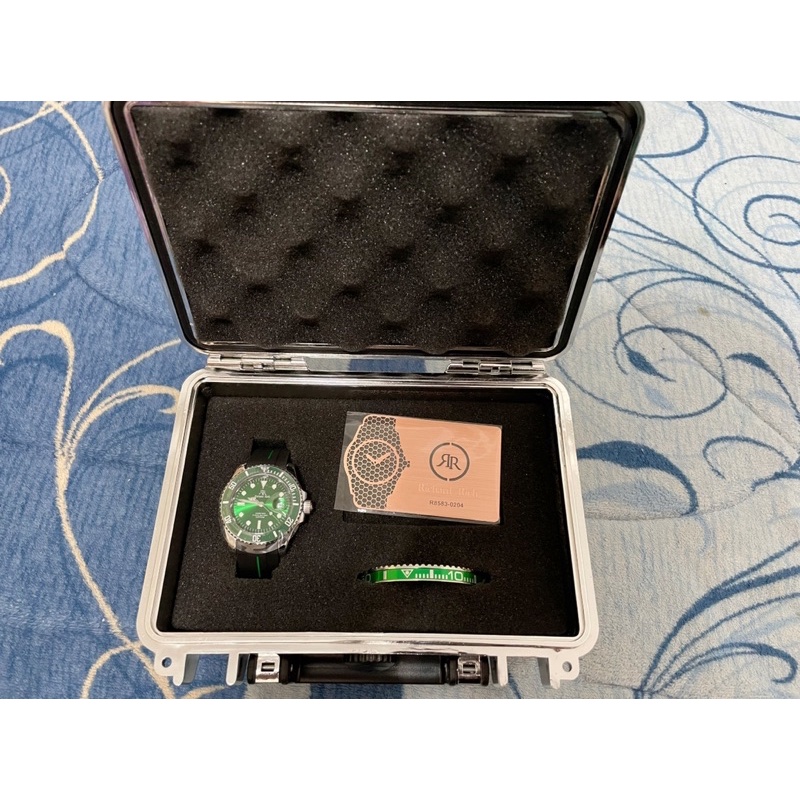 RICHARD RICH 德國雙R皇家綠色水鬼矽膠錶