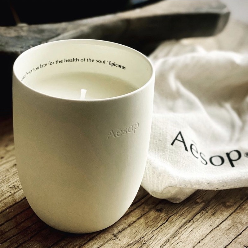 Aesop室內香氛蠟燭🕯滿額贈滅燭罩