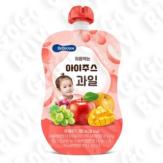 韓國【BEBECOOK】寶膳 9m+ 嬰幼兒綜合果汁 (100ml)