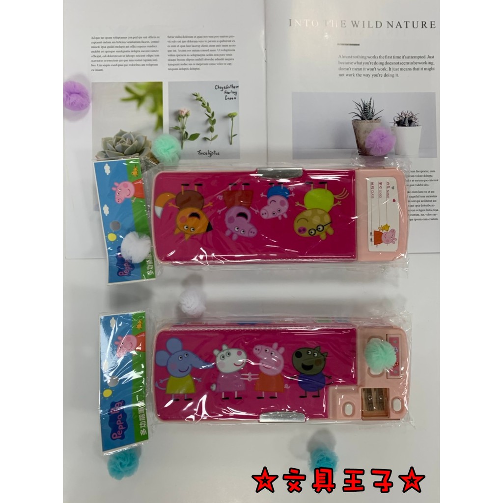 粉紅豬小妹 多功能鉛筆盒 Peppa Pig 🔺台灣正版授權