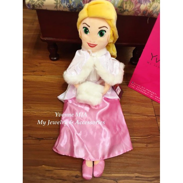 *Yvonne MJA*美國迪士尼商店限定正品 長髮公主 樂佩公主  rapunzel 精緻絨布娃娃