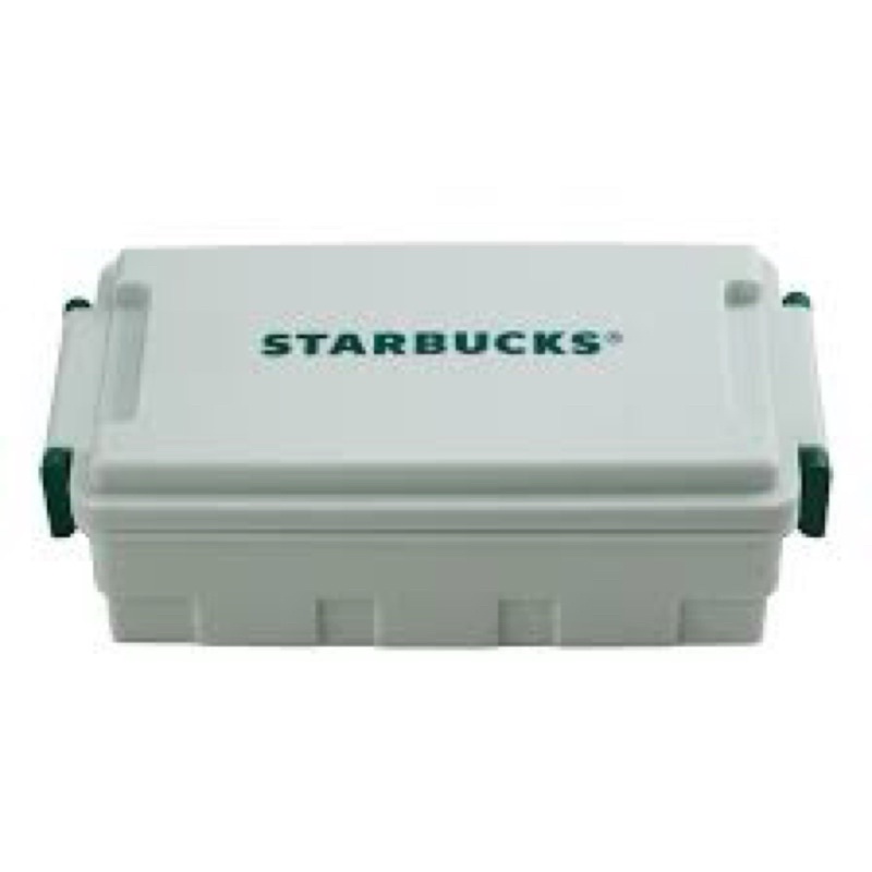 星巴克 Starbucks 便當盒 環保 餐盒 野餐 摺疊 輕巧 經典logo 薄荷綠