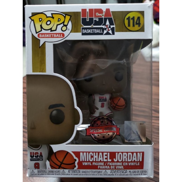 Funko POP NBA MJ Michael Jordan 麥可喬丹 1992美國隊夢幻隊 USA 主場白 限定款