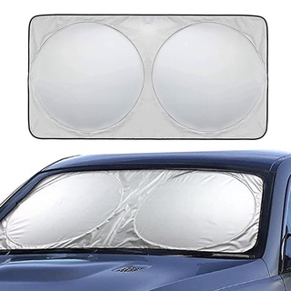 150 X 70cm 汽車遮陽簾前窗膜擋風玻璃遮陽板蓋 UV 保護反射器汽車造型高品質