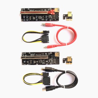 2021最新版 PCI-E 1X 轉 16X 顯卡延長線 VER009S-PLUS