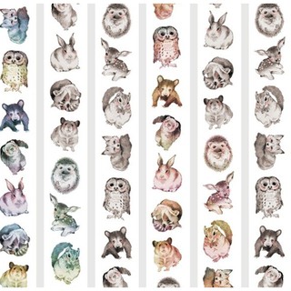 うふふ 小美兔魚 天空兔 素描小動物 花領鹿 秋冬動物 春夏動物 歪的工作室 Momi眯哞 蝦皮購物