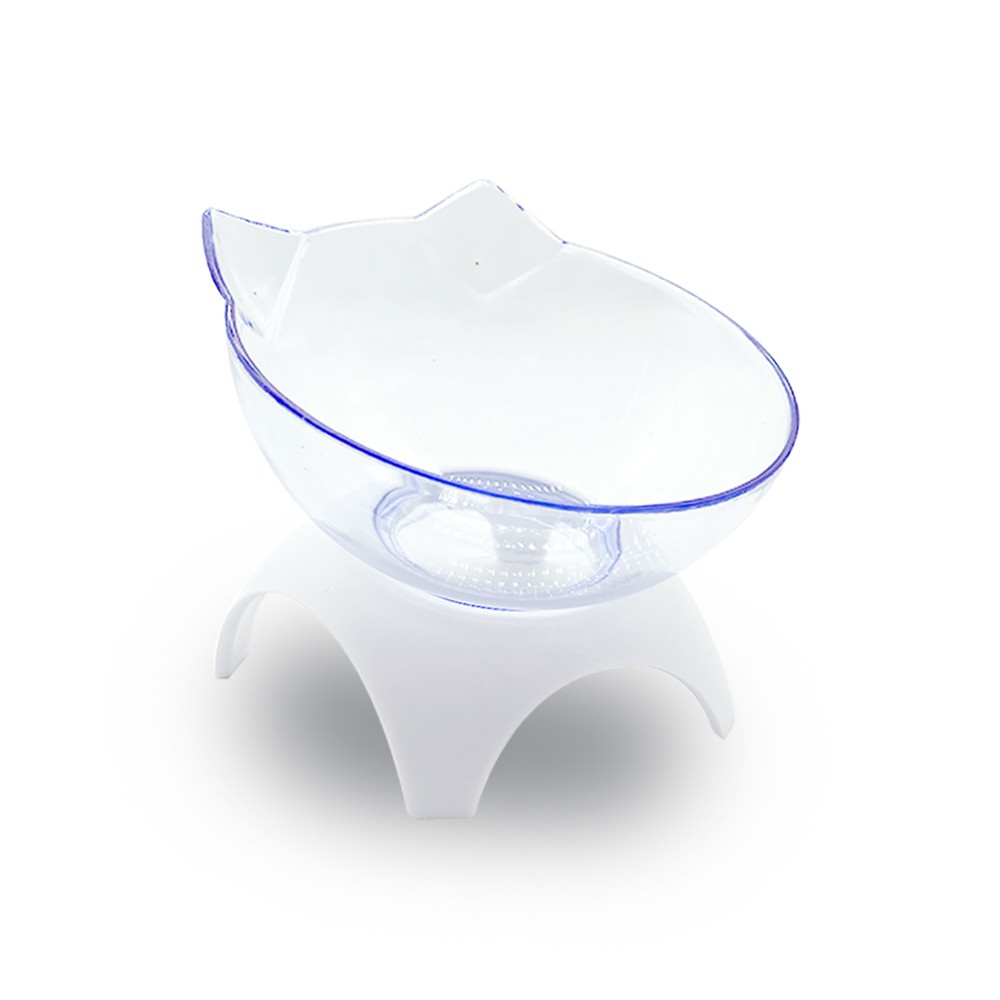 單碗兩件組➕透明斜口碗  貓碗架 貓碗 狗碗 單口碗架 食盆 寵物碗 寵物碗架