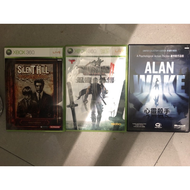 Xbox 中古遊戲片 沈默之丘 心靈殺手 忍者外傳2