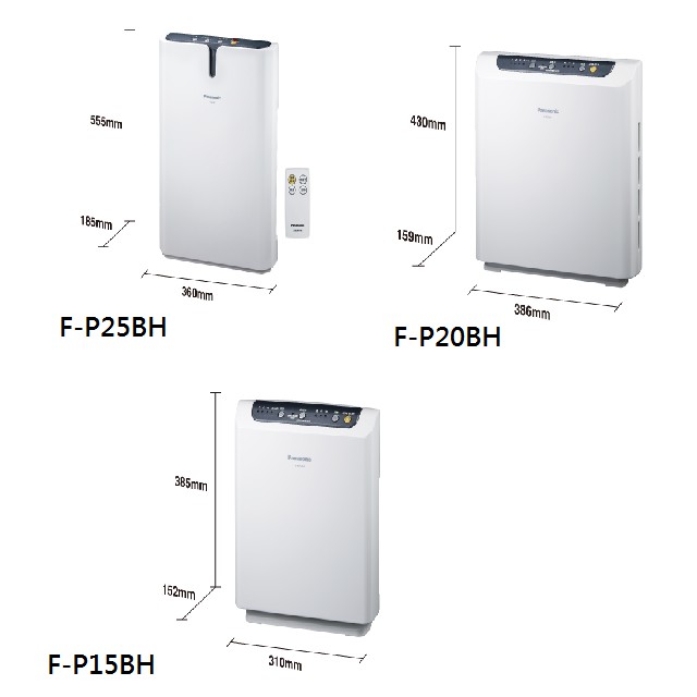 【大邁家電】Panasonic 國際牌 空氣清淨機 (產品 : F-P15BH、F-P20BH、F-P25BH)