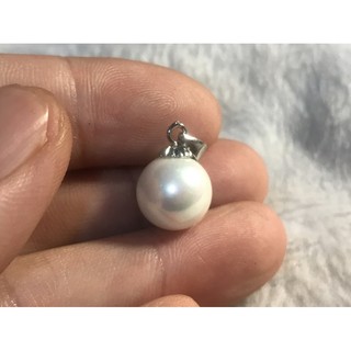 1111天然貝珠貝珍珠貝殼制南洋珠白色10mm南洋珍珠墜子