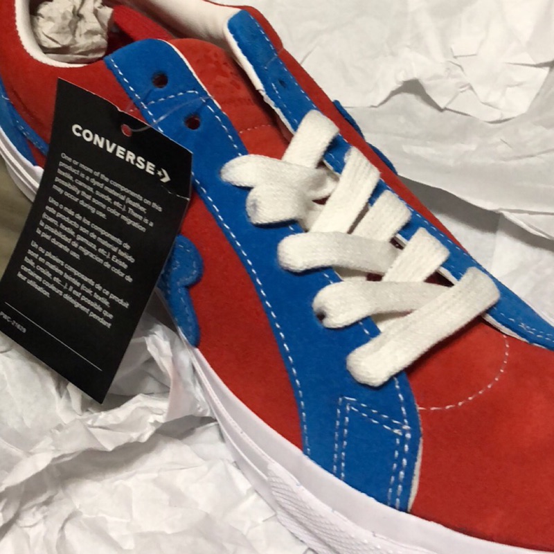 CONVERSE X GOLF LE FLEUR 紅藍 US9.5 28cm 全新