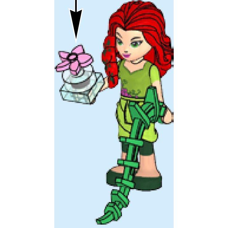 LEGO 樂高積木 人偶 Super Hero Girls 超級英雄女孩 Poison Ivy 41232 shg005