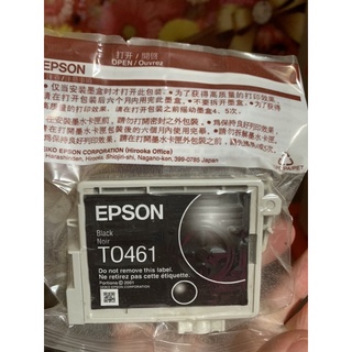 原廠未拆封EPSON 墨水卡匣 T0461黑久放