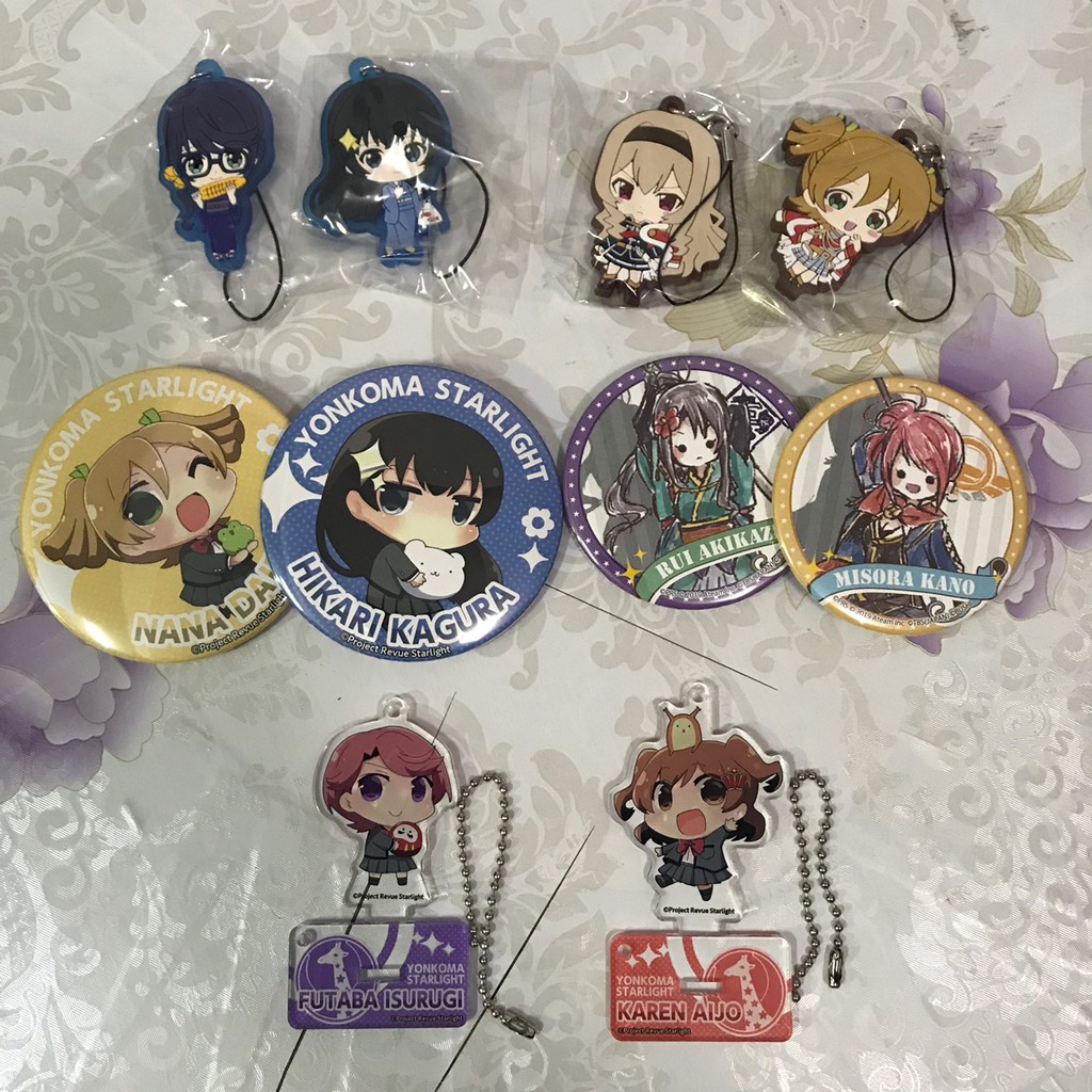現貨 少女歌劇revue Starlight 周邊徽章吊飾掛件立牌轉蛋 蝦皮購物
