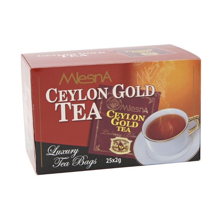 ※本月促銷※【即享萌茶】MlesnA CEYLON GOLD 曼斯納錫蘭金選紅茶25茶包/盒