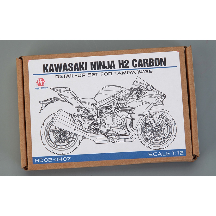 【傑作坊】現貨一組 Hobby Design HD02-0407 1/12 Kawasaki H2 Carbon 改套