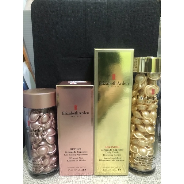 伊莉莎白雅頓ElizabethArden 超進化黃金導航膠囊/玫瑰金抗痕膠囊