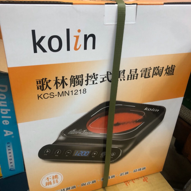 【Kolin 歌林】觸控式黑晶電陶爐(KCS-MN1218)