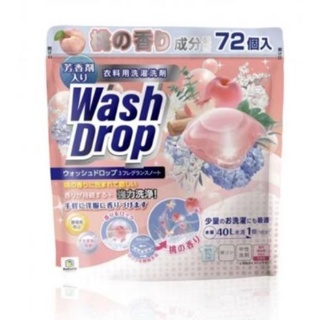 日本 DoDoME粉紅🍑桃子洗衣球（72粒）