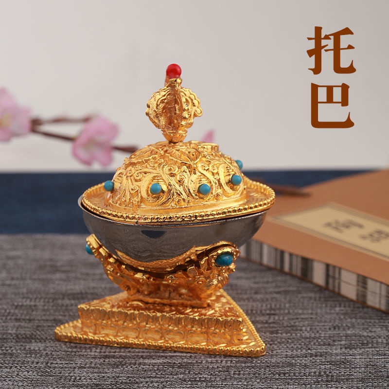❀8630❀托巴藏傳佛教密宗修行供器鋅銅合金內供顱器灌頂儀式自供嘎巴拉碗