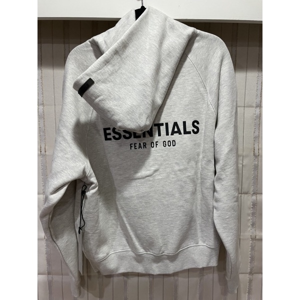 保證正品 Essentials黑色大學t XXS和 灰色帽t XS