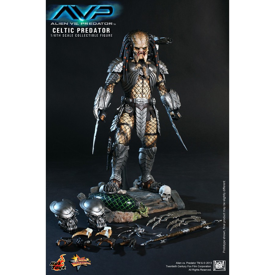 野獸國 Hot Toys – MMS221 –《 異形戰場 》1/6比例 鬼面 終極戰士 Celtic 非 MMS190