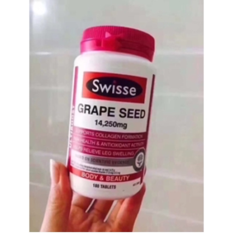 【澳洲商品 預購中】swisse葡萄籽錠180顆