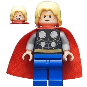 LEGO sh098 Thor - No Beard 漫畫版 沒鬍子 索爾  76018