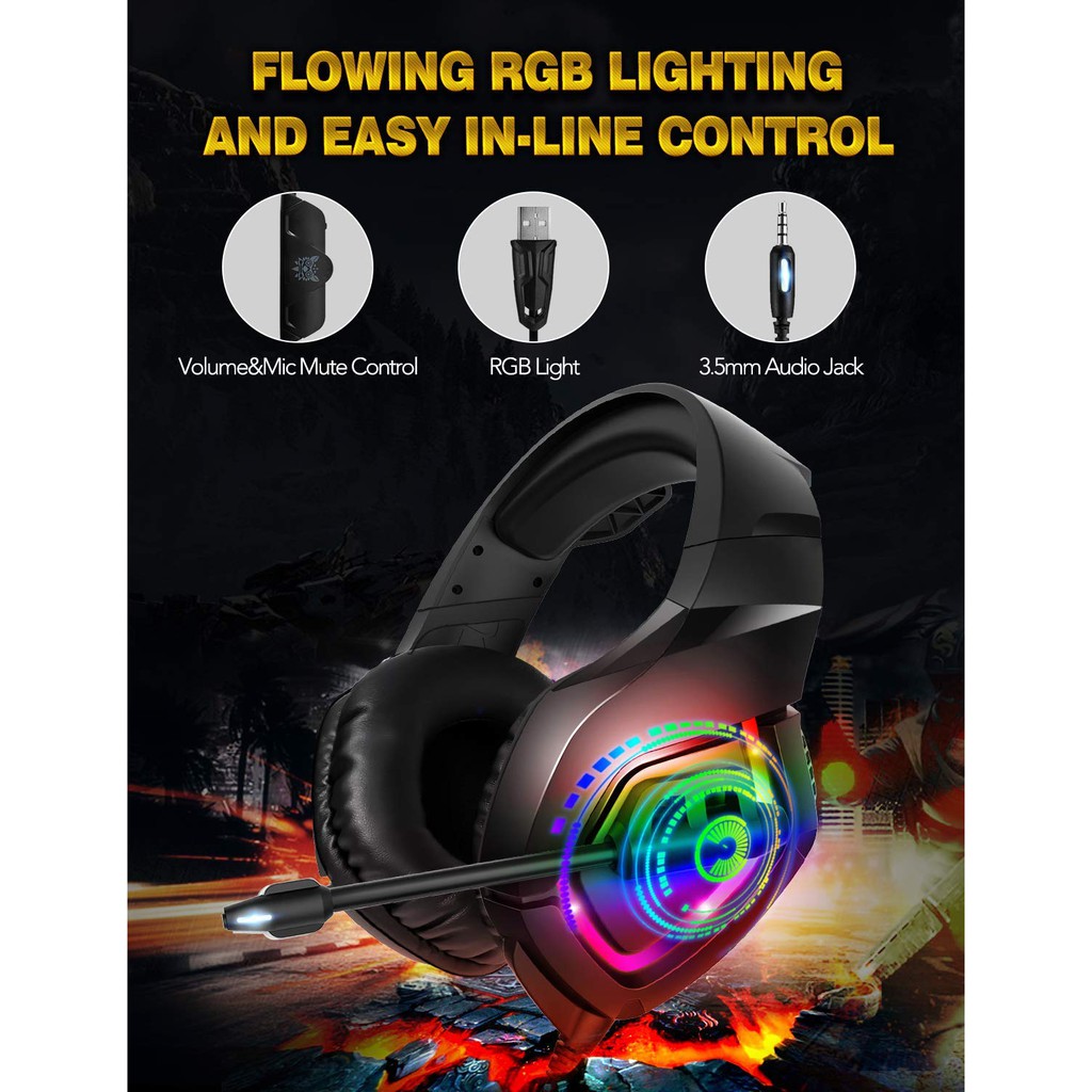 runmus gaming headset for ps4