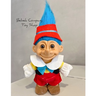 1980s VTG troll trolls Pinocchio 小木偶 皮諾丘 醜娃 巨魔娃娃 幸運小子 古董玩具