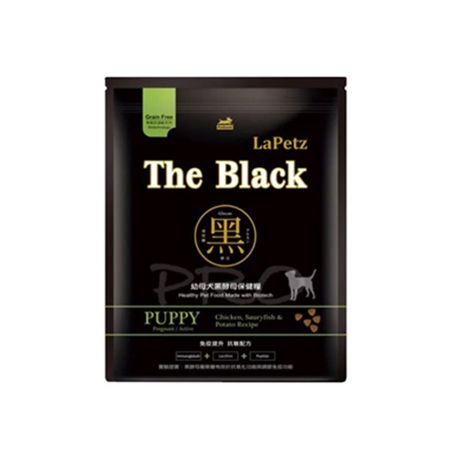 【LaPetz 樂倍】The Black黑酵母無穀保健糧-幼母犬 1.5kg/5kg