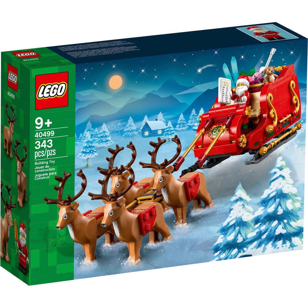 【宅媽科學玩具】LEGO 40499 聖誕老人的雪橇