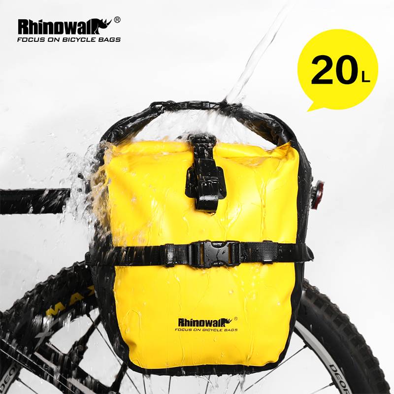Rhinowalk 防水自行車包 20L/27L 自行車馱包旅行自行車包籃子自行車後架尾座後備箱包