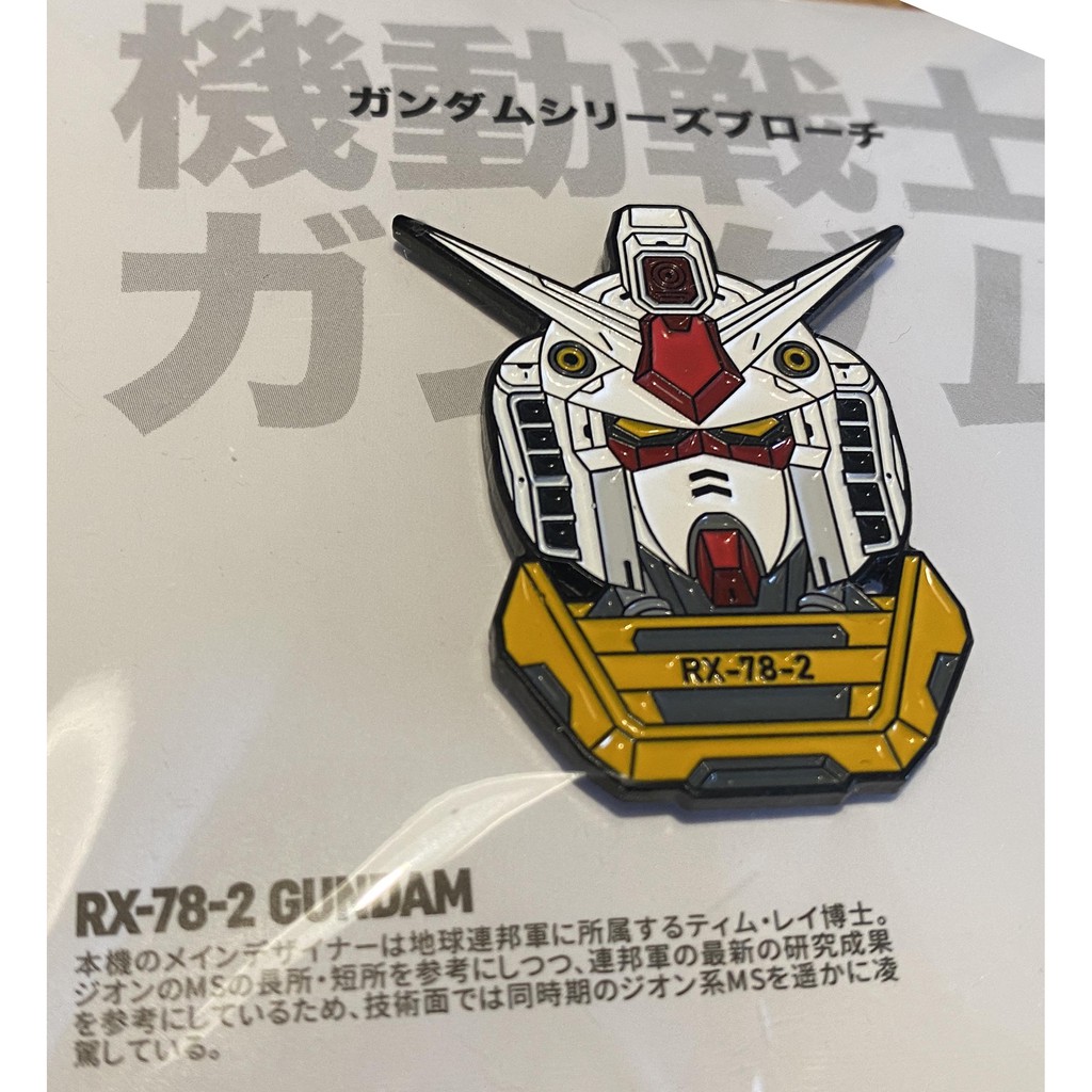 機動戰士鋼彈頭像 Rx78元祖夜光鋼彈 40周年紀念元祖頭像 超精緻徽章 蝦皮購物