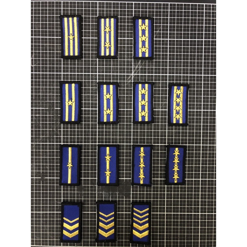 海巡署 新式階級領章 海巡領章 海巡階級章 海巡新式 含魔鬼氈 蝦皮購物