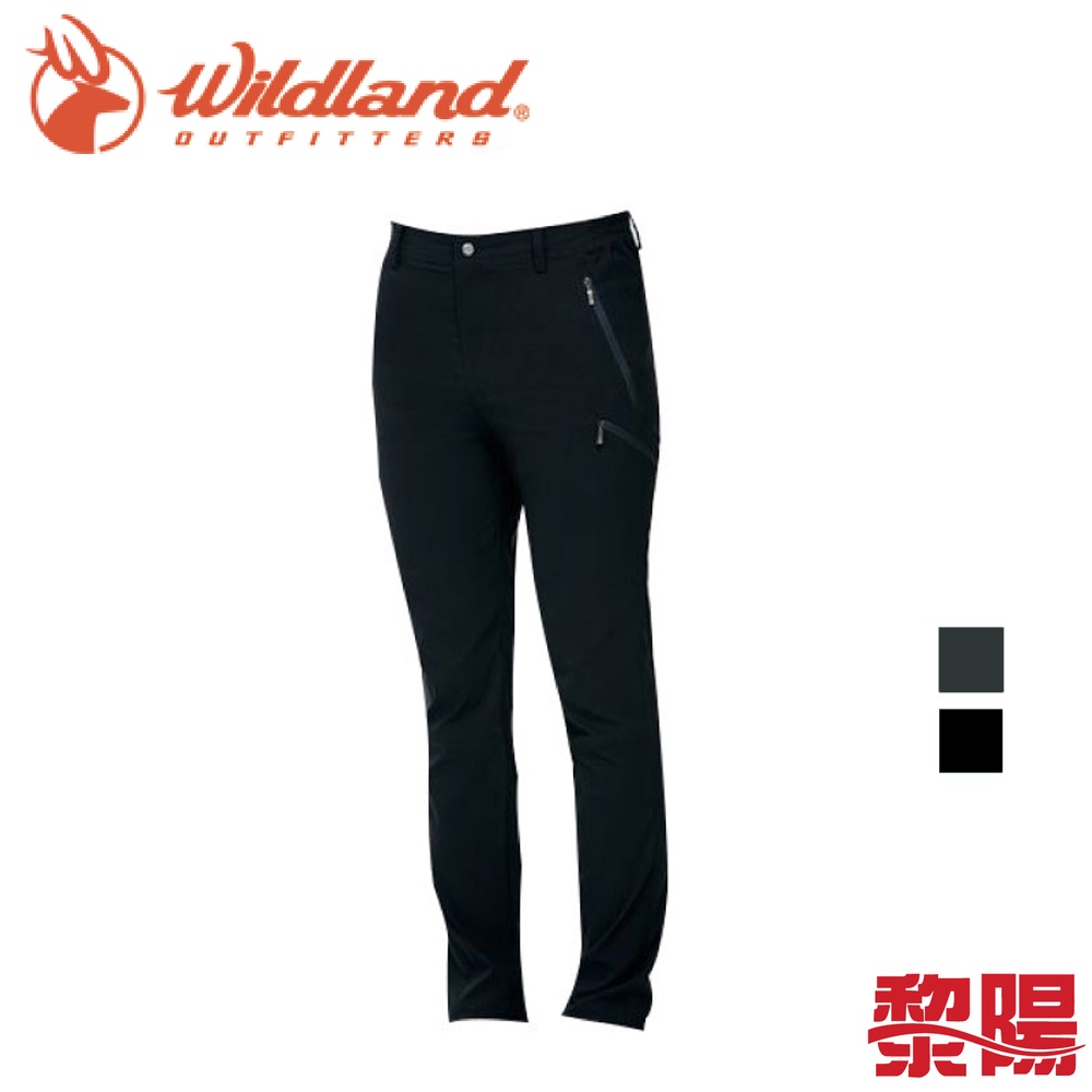 Wildland 荒野 0B01318 彈性拼接合身透氣長褲 男款 (2色) 休閒/戶外/露營/彈性 21W01318