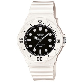 【CASIO】運動潛水風格腕錶-白X黑麵(LRW-200H-1E)正版宏崑公司貨