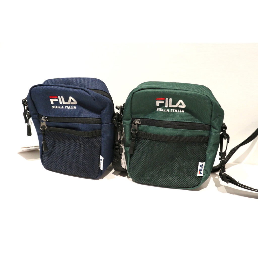 FILA x WEGO Shoulder Bag 小包 側背包 收納包 藍 綠