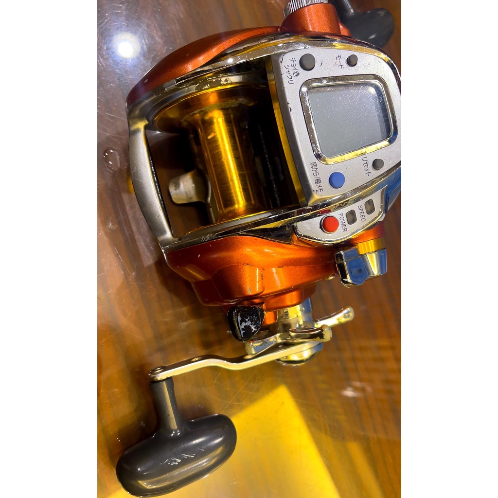 Daiwa SEABORG 750MT (橘怪)電動捲線器 二手良品.只有釣餌.保養良好順暢有力.高速仍有200上 新手