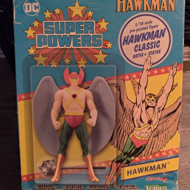 壽屋 鷹俠 Hawkman，DC英雄，可動人偶，非蝙蝠俠