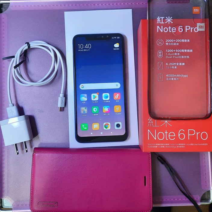[功能正常，保存良好]紅米Note6 Pro 藍 3G/32G(含原盒及充電器)