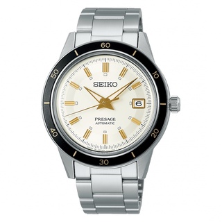 SEIKO 精工 PRESAGE 60年代復古經典機械錶-白(4R35-05A0S)(SRPG03J1)40.8mm